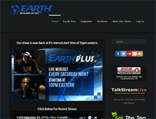 Tablet Screenshot of earthradionetwork.com